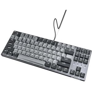 Durgod Taurus K320 TKL mechanisch toetsenbord – achtergrondverlichting, 87 Tenkeyless toetsen, Amerikaanse lay-out, USB C-kabel, PBT doubleshot toetsen, programmeerbare toetsen, NKRO, Windows & Mac