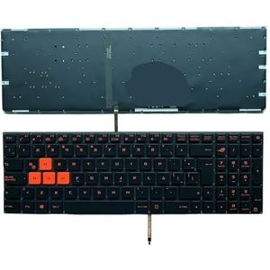 YGUWZ GL502 SP Toetsenbord Compatibel Met GL502V GL502VM GL502VS GL502VT GL502VY GL702 GL702ZC GL702VM V156230AK1 Backlit (Latijnse Backlit)