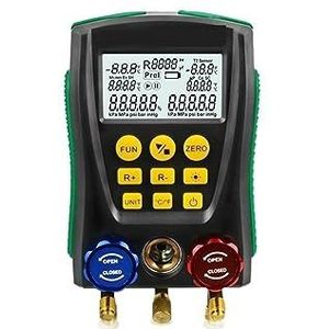 Manometer, Manometer Koeling Digitale Vacuüm Druk Manifold Tester Airconditioning Temperatuur Tester Kleppen Tool
