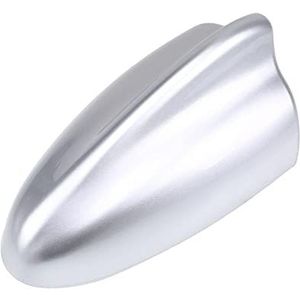 GPRTKULE Universele Super Auto Dak Haaivin Decoratieve Antenne Cover Sticker Base/Fit Voor/Fit Voor/Fit Voor/Fit Voor/Fit Voor (Zilver)