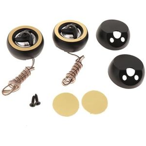 Tweeter auto Tweeters voor auto 1 paar 25 mm autotweeters, autozijden koepel stereo treble luidsprekers met installatie-accessoires