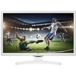 LG 24TK410VW 61 cm (24 inch) HD flatscreen mat wit - PC-monitor (61 cm (24 inch), 1366 x 768 pixels, HD, 5 ms, wit)