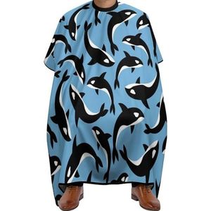 Kapper Cape Orka's Salon Cape Unisex Kappers Jurk Premium Kappers Cape Voor Herbruikbare Thuis Kapper Accessoires 140x168cm