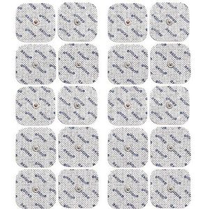 20 axion elektroden/pads, 45x45 mm – verenigbaar met EMS- en TENS-apparaten van Sanitas & Beurer