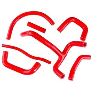 Siliconen radiatorslang geschikt voor KTM LC4 620 640 660 SMC SXC 625 2003 2004 2005 2006 2007(Red)