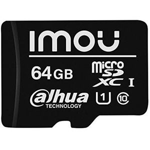 Geheugenkaart Micro 64GB SDXC Imou Fast Full HD Tot 95/25MB/s SD Klass 10/U1 UHS-I Adapter Voor Smartphone, Tablet, Actiecamera, Drone en Laptop (64GB)