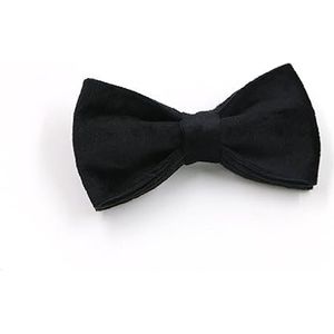 Zwart fluwelen hondenharnas gepersonaliseerde duurzame halsband met goudkleurige metalen gespen, halsband en riem (kleur: strikje, maat: S hals 31-41 cm)