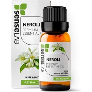 SenseLAB Neroli etherische olie - 100% zuivere natuurlijke therapeutische neroli olie voor aromatherapie diffuser - Huidverzorgingsolie (10 ml)