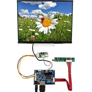 VSDISPLAY 10,4 Pouces Moniteur, écran LCD 10,4"" 1024x768 LTD104EDZS et Carte Contrôleur LCD, pour Moniteur Rétro Bricolage