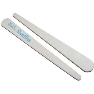 Sterifiles 180/240 (perzik centrum) - taps toelopende nagelvijl door Nail File Guru