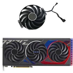 7PIN FD10015M12D RTX4070 TI GPU-ventilator voor ASUS voor GeForce RTX 4070 4070Ti ROG STRIX OC grafische kaartkoelventilator(C-Fan)