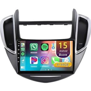 Android 15 Radio,voor Chevrolet Tracker 3 2013-2017, 9 Inch Touchscreen 2 Din Autoradio Met Wireless CarPlay Android Auto Bluetooth WIFI GPS-navigatie Swc(A 4core (2G+32G))