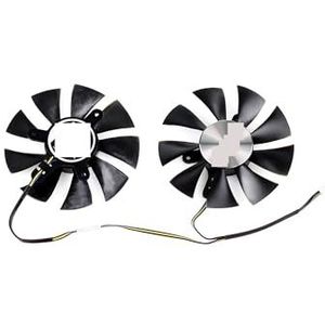 85MM GA91S2H Koelventilator voor ZOTAC voor GTX 1050 1060 1070 Ti 6GB Mini Grafische Kaart GFY09010E12SPA(Black 2-Fan GFY)