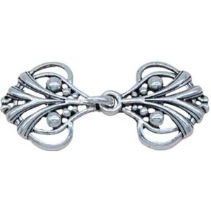 Shirt Cinch Swirl Clip Cape Clips, Cardigan Clips Pak van 3 Kristal Vintage Multicolor(C)