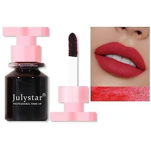 INTEROOKIE 6-kleuren lipgloss set met hydraterende lipkleuring, langhoudende kleur en cup-proof formule (06#)