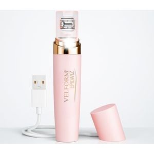 Oplaadbare lichaam-epilator Velform Epilwiz, met USB-kabel, geavanceerd ontharingssysteem met ledlicht, 18 karaat vergulde kop, alle leeftijden en huidtypes (Advanced - USB)