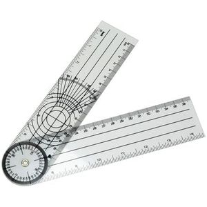Digitale hoekzoeker, 2 in 1 Pijngoniometer Wervelkolomgoniometer Liniaal Bewegingstester Pijnbeoordelingsschaal