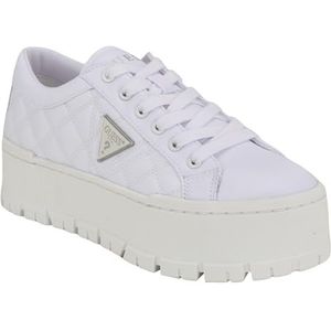GUESS Tesie Sneakers voor dames, wit 140, 37 EU