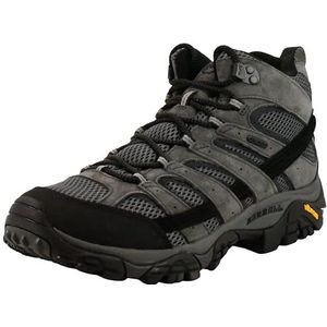 Merrell Men's Moab 2 Mid Waterproof Hiking Boots, Granite, 13 M US