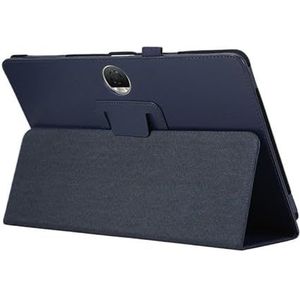Geschikt for Huawei Honor Pad 9 12.1 inch 2024 Flip Stand PU Lederen Tablet Case Shockproof Cover HEY2-W09 HEY2-W19 Shell (Color : Dark Blue)