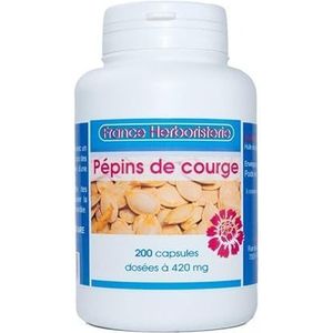 COURGE OLIE 200 biologische capsules gedoseerd met 420 mg