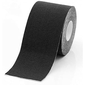 5M Kinesiologie Tape Sport Spierpijn Verzorging Elastisch (zwart) (zwart)