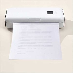 WMMNHY A4 Portable Thermal Printer Mobile Mini Office Printer Document & Geen link geen afdrukkende lintafdrukken