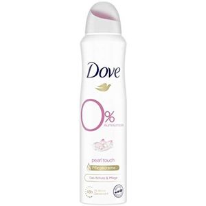 Dove Pearl Touch Deospray zonder aluminium beschermt tegen onaangename lichaamsgeur, in 6 x 150 ml, multipack
