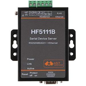 Industrieel RJ45 RS232/485/422 Serial to Ethernet Free RTOS Serial 1-poorts server converter apparaat