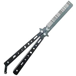 Vlinder Kam Tondeuse Borstel Pocket Kammen voor Training Camping Wandelen