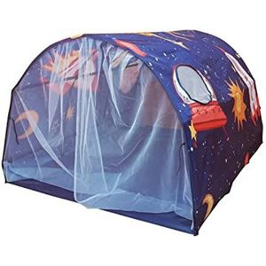 Grote bedtent voor kinderen - Galaxy Starry Sky Dream Bed-tenten - Indoor & Outdoor Grote Kinderen Spelen Tent Ademende Slaaptent Peuters Speelhuis voor Fantasierijke Spellen Suphyee
