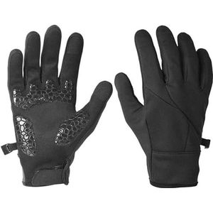 Sporthandschoenen Handschoenen Voor Heren Winterwarme Handschoenen Touchscreenhandschoenen Fietshandschoenen Voor Koud Weer Mountainbike (Color : Black, Size : S)