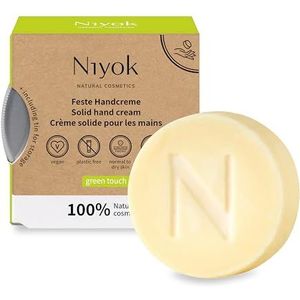 Niyok - Green Touch - Vaste Handcrème - 50 g - Natuurlijk - Veganistisch