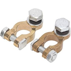 Fydun Batterij Terminal Connector Klem voor Automobiles Vrachtwagens 2 stks Auto Batterij Terminal Klem 300A Grote Stroom M10 Enkele schroef