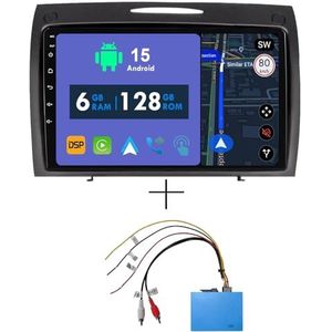 RoverOne Autoradio GPS voor Mercedes Benz SLK-Class SLK Class R171 2004-2011 Carplay Android Auto Stereo Hoofdeenheid Bluetooth WiFi Radio Speler Sat Navigatie