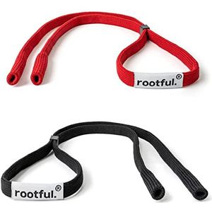 rootful.® sportbrilband | hoogwaardige koorden voor sportbrillen en zonnebrillen | maximale bescherming tijdens activiteiten | schoonmaakdoekje inbegrepen | merkkwaliteit | 2 stuks.