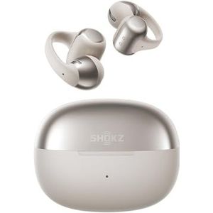 SHOKZ OpenDots ONE - Open Ear Oordopjes - Grijs - Draadloze Koptelefoon met Microfoon - Bluetooth 5.4 - 40 uur Speeltijd