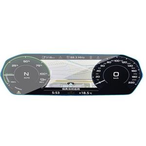 Displaybeschermfolie Voor Q5e-tron 2022 2023 Gehard Schermbeschermer Auto Navigatie Dashboard Touchscreen Film Hoge Definitie(Instrument Film)