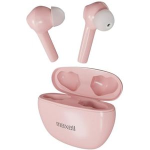Maxell Dynamic+ hoofdtelefoon met microfoon, roze