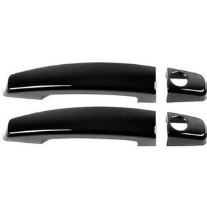 Zelfklevend Voor Cadillac BLS 2006-2010 Deurgreep Dubbele Gat Decoratieve Krasbeschermingsset Krasbescherming(2 doors bright black)