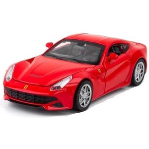 1:32 Voor Ferrari F12 Sportwagen Model Legering Trek Auto Metalen Speelgoed Auto Taart Decoratie Cadeau (Color : C, Size : With box)