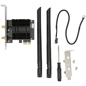WiFi-kaart, EP-9632GS AC1300Mbps Bluetooth 4.2 Draadloze Netwerkkaart 2.4G / 5.8G Dual Band PCIE WiFi-adapter 5dBi High Gain Antenne PCIE Wifi-kaart voor Desktop Pc