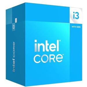 Intel Core i3 14100 - Processor - 3.5 GHz (4.7 GHz) 4 core 4P+0E - 8 threads - 12 MB cache - LGA1700 Socket - zonder koeler