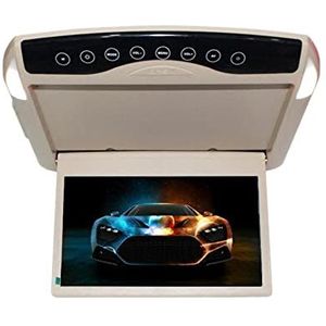 Hoofdsteunmonitor voor achterbank van de auto Autodak Mount Monitor Ultradunne 10.1 Inch Plafond Mount Flip Down Overhead Screen MP5 Multimedia Speler IR/SD/USB Entertainmentsysteem achterin(10.1 inch