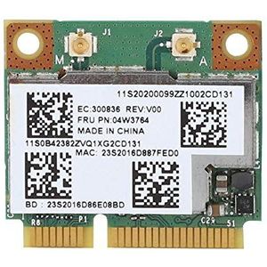 Draadloze netwerkkaart, BCM943228HMB dual-band 300M mini PCI-E netwerkkaart, ingebouwde Bluetooth 4.0 laptop WLAN Bluetooth-kaart voor Lenovo PC 04W3763/04W3764/04W3834/04W3835