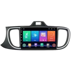 Android 14 2 Din Autoradio voor Kia Soluto Pegas 2017-2023 - Steun Carplay Android Auto DSP-9"" Touchscreen Auto Stereo Met Stuurwielbediening WIFI 4G Bluetooth Split-Screen(P3 WIFI 4-Core 2G+32G)