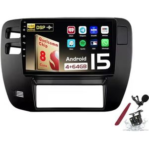 Android 15 Autoradio Sat Navi voor N-issan Patrol (1997-2005) 9 Inch Touchscreen Multimedia Speler met Draadloze Carplay GPS Navigatie FM RDS Bluetooth 5G-WiFi SWC DSP,M100s