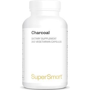 Supersmart - Ontgifting - Charcoal 400 mg - Inhoud: 200 capsules