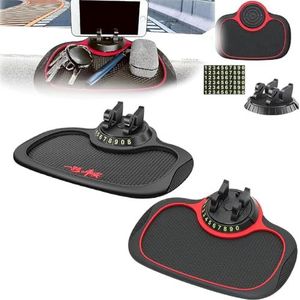 clhjinruoliu - Multifunctionele Auto Anti-slip Mat - Telefoonhouder - 2 Stuks
