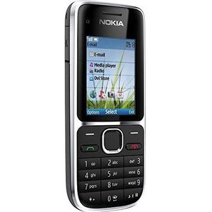 Nokia C2-01 - Mobiele Telefoon - Zwart - 5,1 cm (2 inch) - 3,2 Megapixel Camera